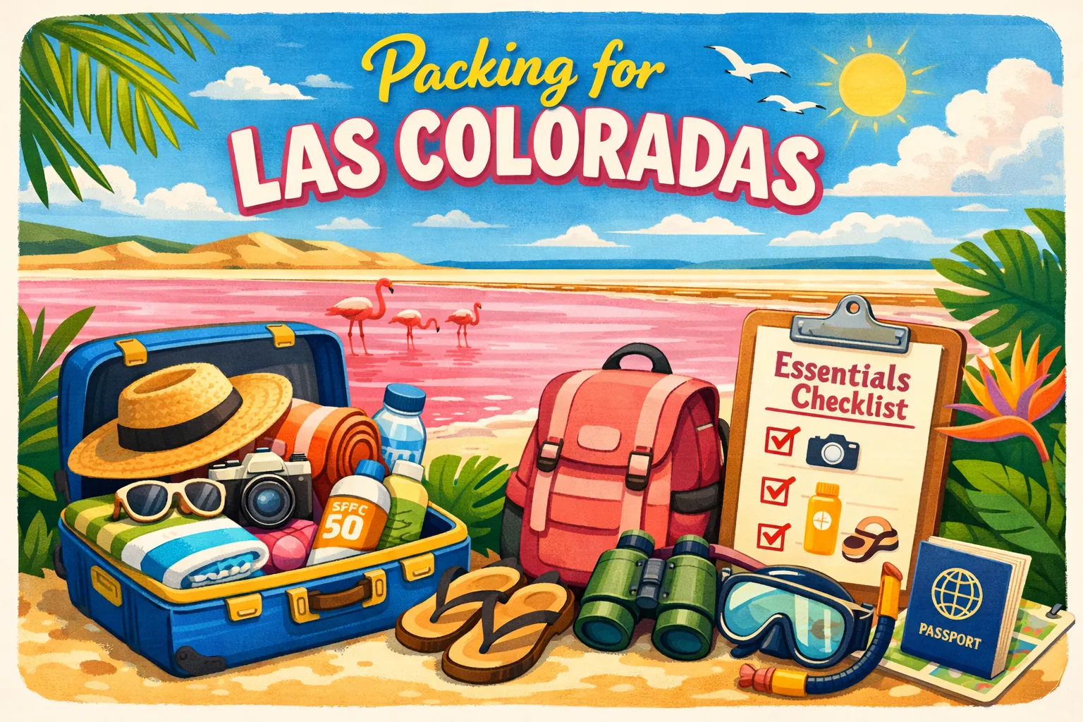 What to Pack for a Trip to Las Coloradas: Complete Checklist