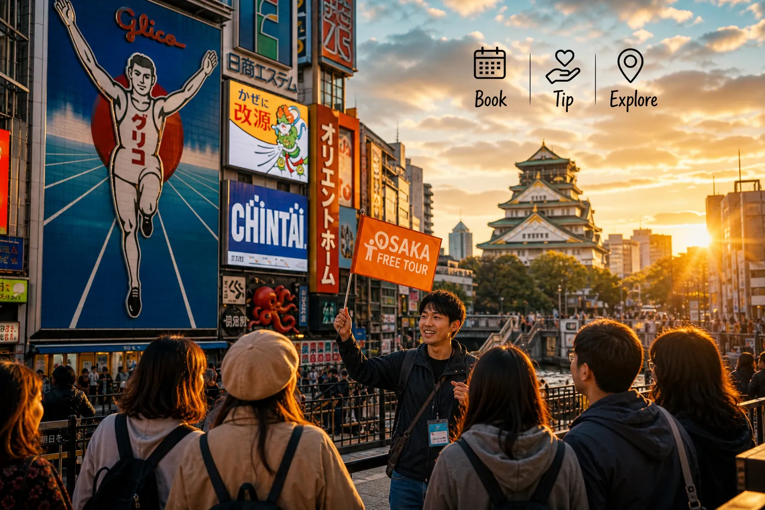 Osaka free walking tours: how to book, tip, and explore